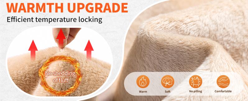 Yimoon Women's Winter Warm Hoodie Sherpa Fleece Lined Pullover Hoodie Hooded Sweatshirt Heavyweight Casual Tops