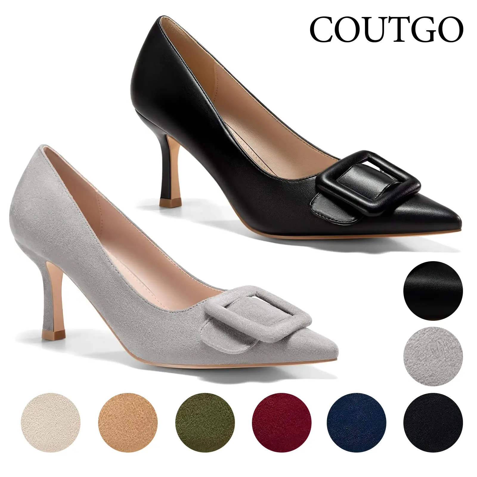 Coutgo Womens Closed Pointed Toe Pumps Stiletto High Heels Wedding Party Dress Shoes tiktokshopbacktoschool Coutgo Womens Closed Pointed Toe Pumps Stiletto High Heels Wedding Party Dress Shoes tiktokshopbacktoschool