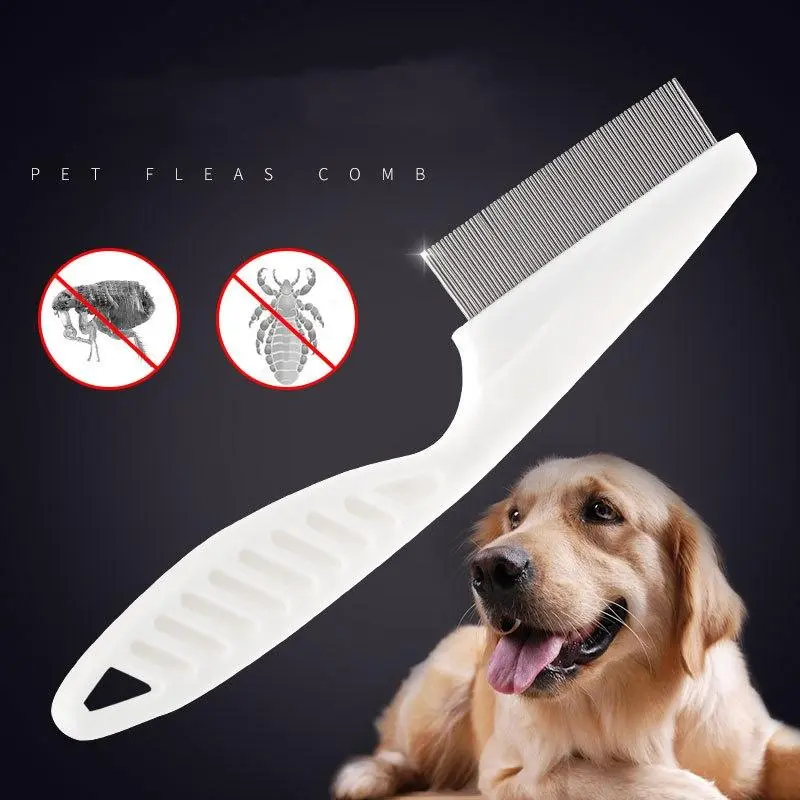 1pc PP Plastic Pet Flea Comb - Mini Facial Detail Grooming Tool for Small-Medium Breeds (Teddy, Maltese, Yorkshire Terrier) - Daily Groom Essential, Pet Owner Gift