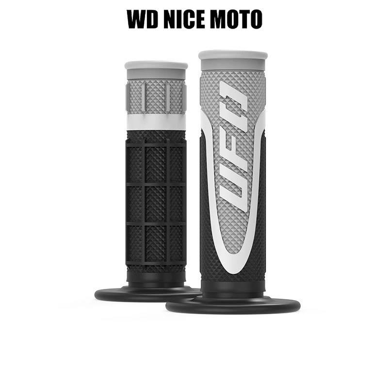 WD NICE MOTO 7/8" 22 24mm Motorcycle Handle Bar, Dirt Bike Motocross Handle Grips, Rubber Gel Hand Handlebar Grips for Atv Universal