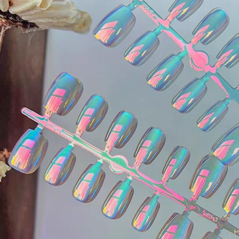 Aurora Color Changing Nail Powder, Neon DIY Nail Art Decor, Optical Illusion Nail Powder, 0.3g Piece, Manicure Supplies