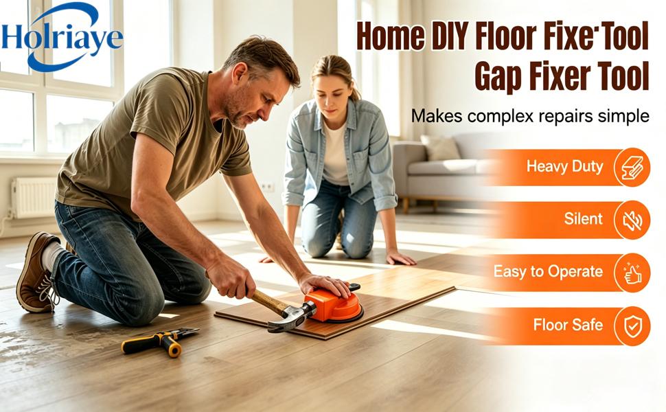 Gap Fixer Tool, Laminate & Vinyl Plank Flooring Repair Kit| Duty Gap Fixer with Suction Cup, Includes Sticky and Pads to Pull Planks and Fix Gaps Gap Fixer Tool, Laminate & Vinyl Plank Flooring Repair Kit| Duty Gap Fixer with Suction Cup, Includes Sticky and Pads to Pull Planks and Fix Gaps