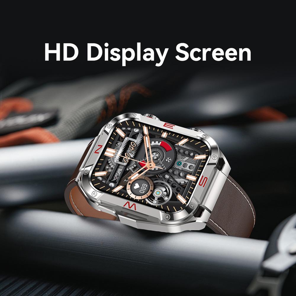 Smart watch voice control music playback heart rate motion detection waterproof band hd fitness answer call s320b