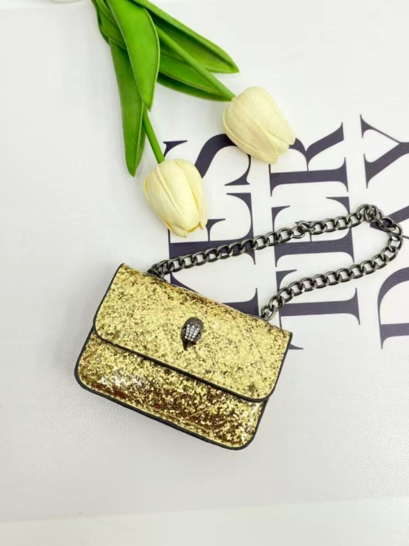 Elegant Mini Crossbody Shoulder Bag for Women, Magnetic Closure, Letter Pattern, Versatile Daily Use, Travel, Commute