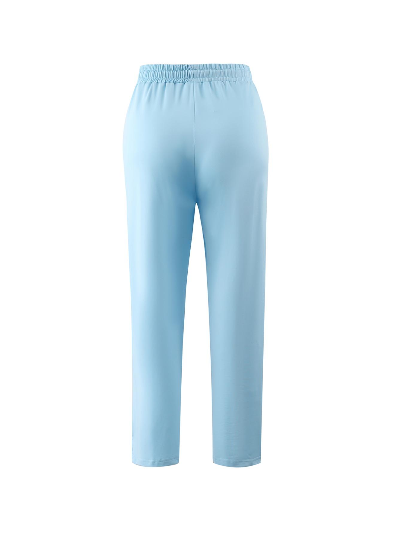 Women's Nursing Uniform Set Short Sleeve Nurse Top Pants Health Workwear Comfortable Fit Cute Cartoon Shell Digital Print Uniform Advantage Scrubs