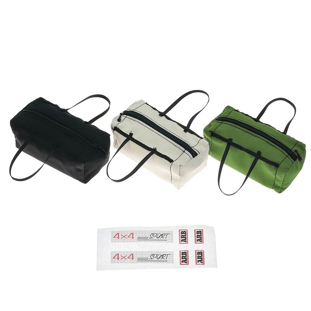 RC Model Climbing Off-Road Remote Control Car, Realistic Accessories, Outdoor Rainproof Bag, Universal Luggage Rack Bag