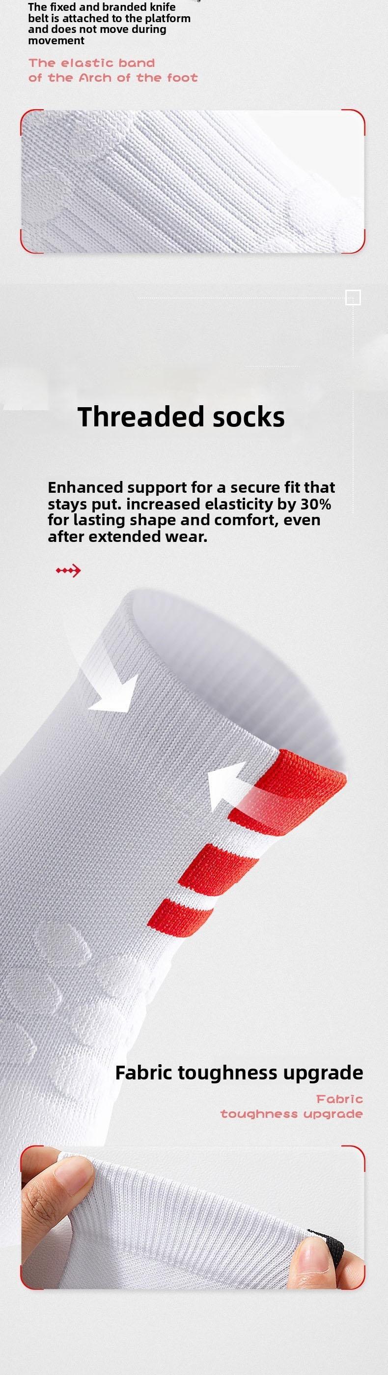 4 Pairs Men & Women Retro Striped Crew Socks, Cushioned Compression Breathable Non Slip Socks for Baseball Basketball Running Football Daily Commute