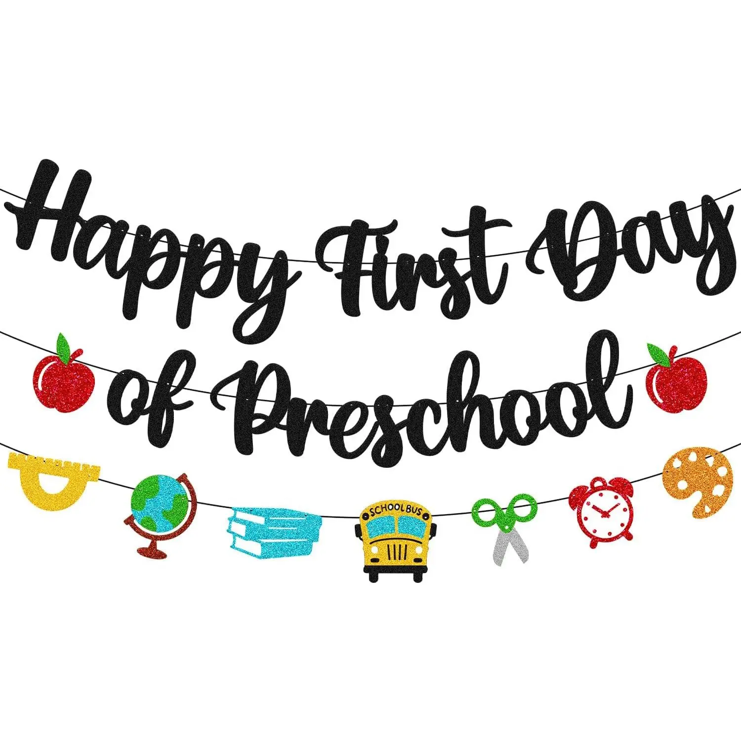 Happy  of  Banner,  to School Party Decorations | Classroom Bulletin Board Decor, Welcome to  Theme, Teacher Office Class Party Supplies