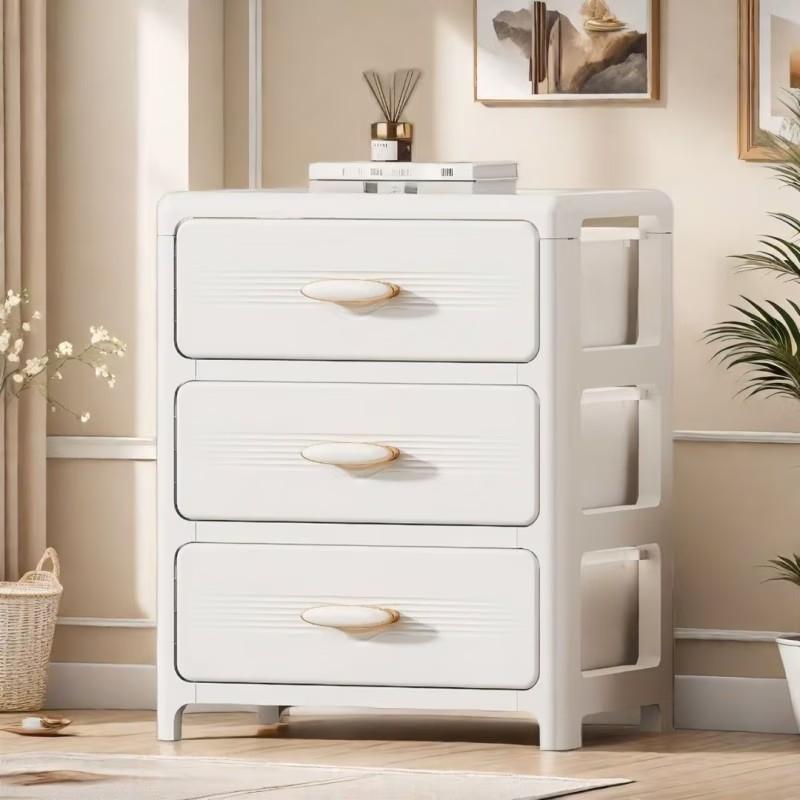 Modern Style Multi-Drawer Plastic Storage Box, Easy to Clean and Space-Saving, Multifunctional Organizer for Bedroom Living Room Office Dormitory