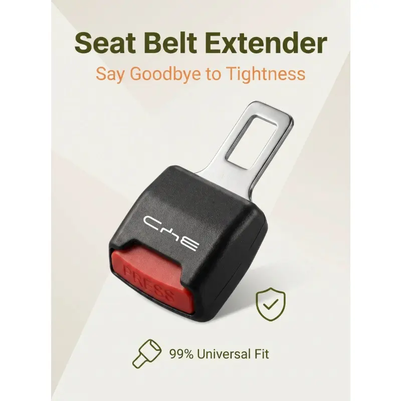 Car Seat Belt Clip Extender Buckle Plug For BYD Atto 3 Han EV Tang Song Plus Seal Dolphin Yuan Plus Comfort Drive Maternity Safety Extension Lock Insert