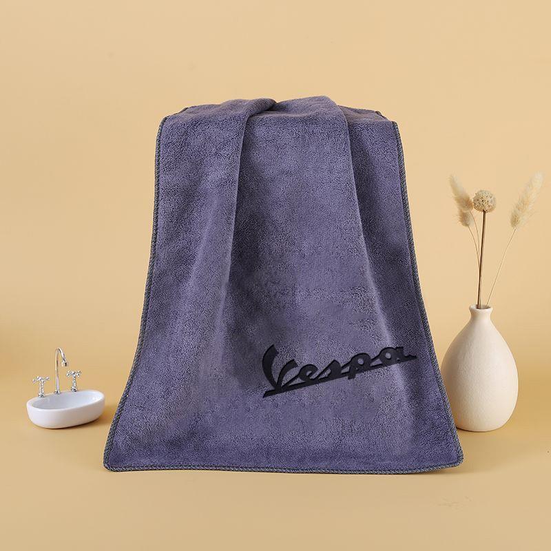 Microfiber Car Wash Towel for Vespa Scooter, Cleaning Drying Cloth for Gts Lx Lxv Gtv Sprint Primavera 150 300, Auto Accessories