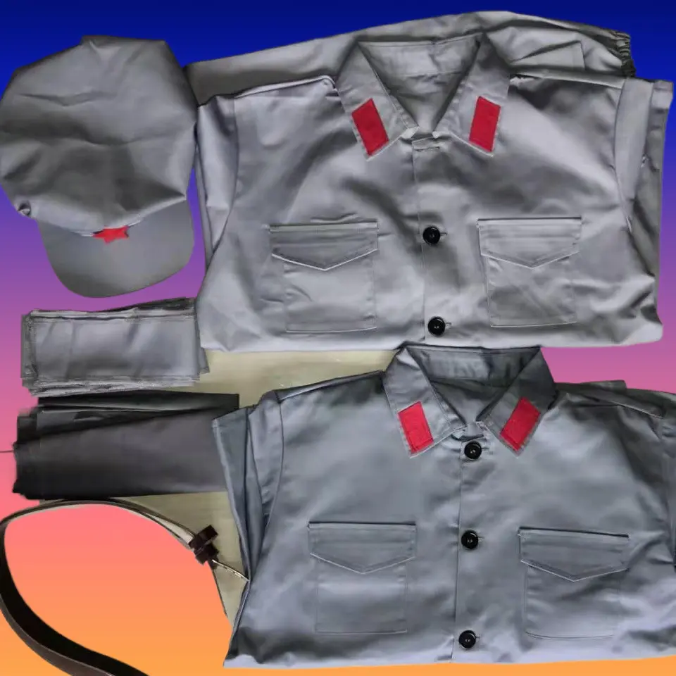 Adult Revolutionary Themed Performance Uniforms Eighth Route Army New Fourth Army Historical Costume For Stage Shows Themed Events