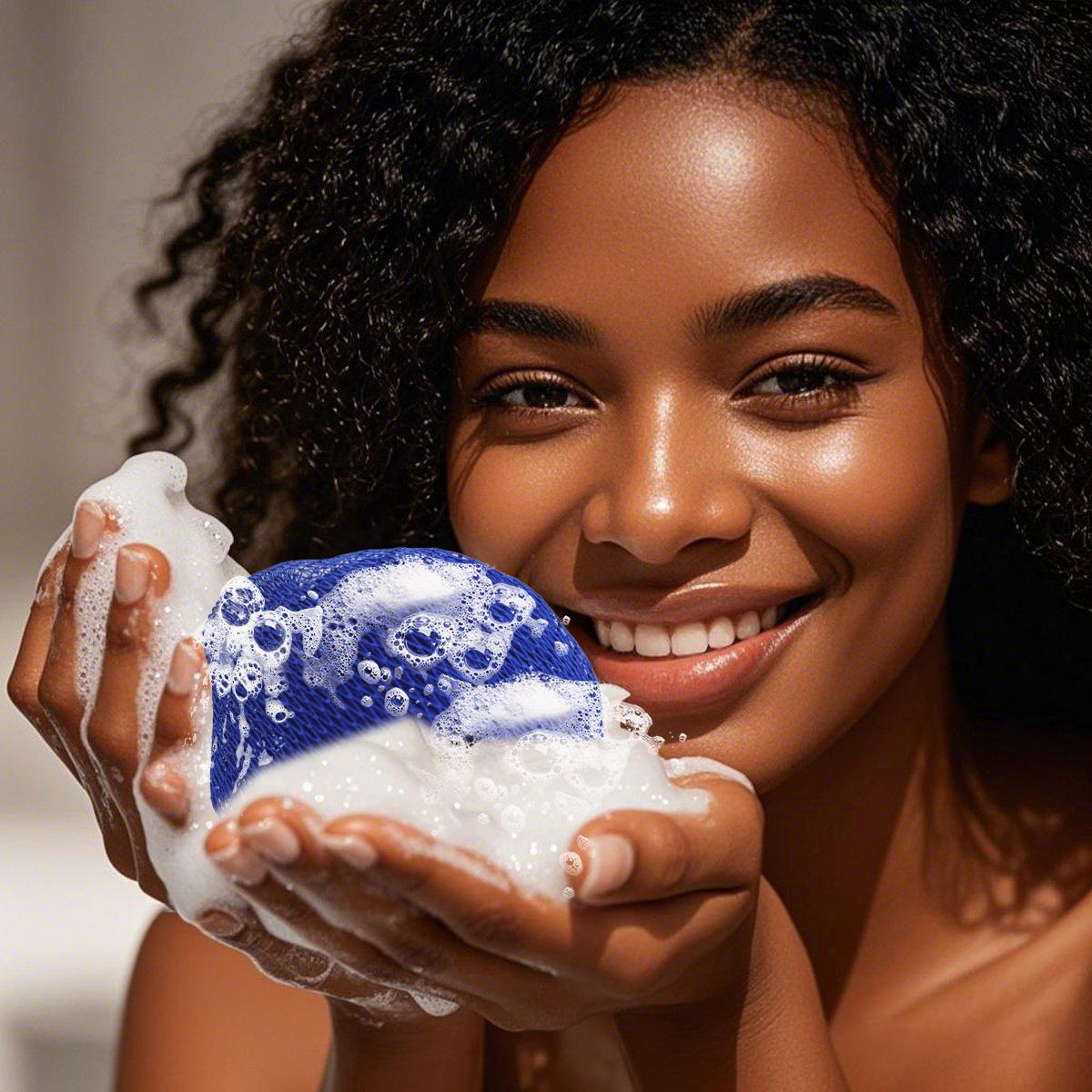 2 PCS Authentic African Exfoliating Net Bath Sponge