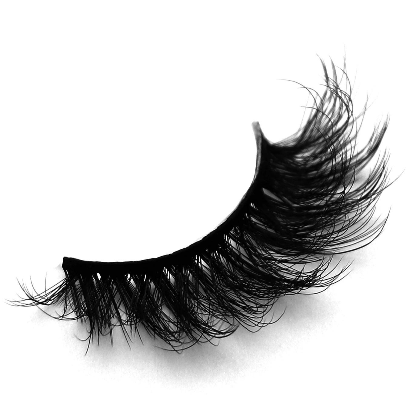 Fluffy False Eyelashes, Volume Cluster Lashes, Wispy 19mm Faux Cluster Lashes, Natural Curling Eye Makeup Strip Lashes for Women & Girls Eye Makeup Enhancement