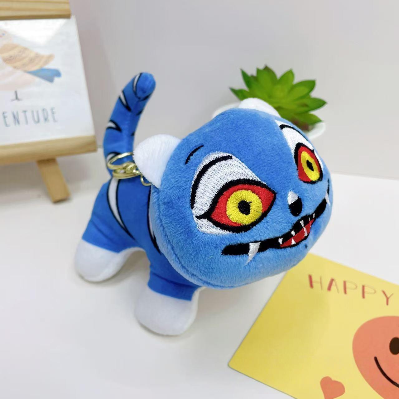 Kpop Demon Hunters Plush Toy Tiger Doll, Soft Home Decor, Perfect Gift for Kids Room, Car, Living Room, Keychain Backpack Pendant