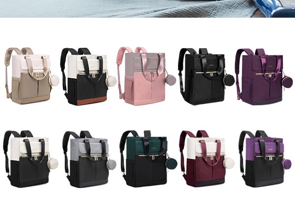 LOVEVOOK Diaper Bag Backpack with Changing Pad, Diaper Bag Tote with Insulated Pockets, Large Diaper Bag with Pacifier Case,Anti-Theft Travel Backpack for Women, Gift for Valentine's Day