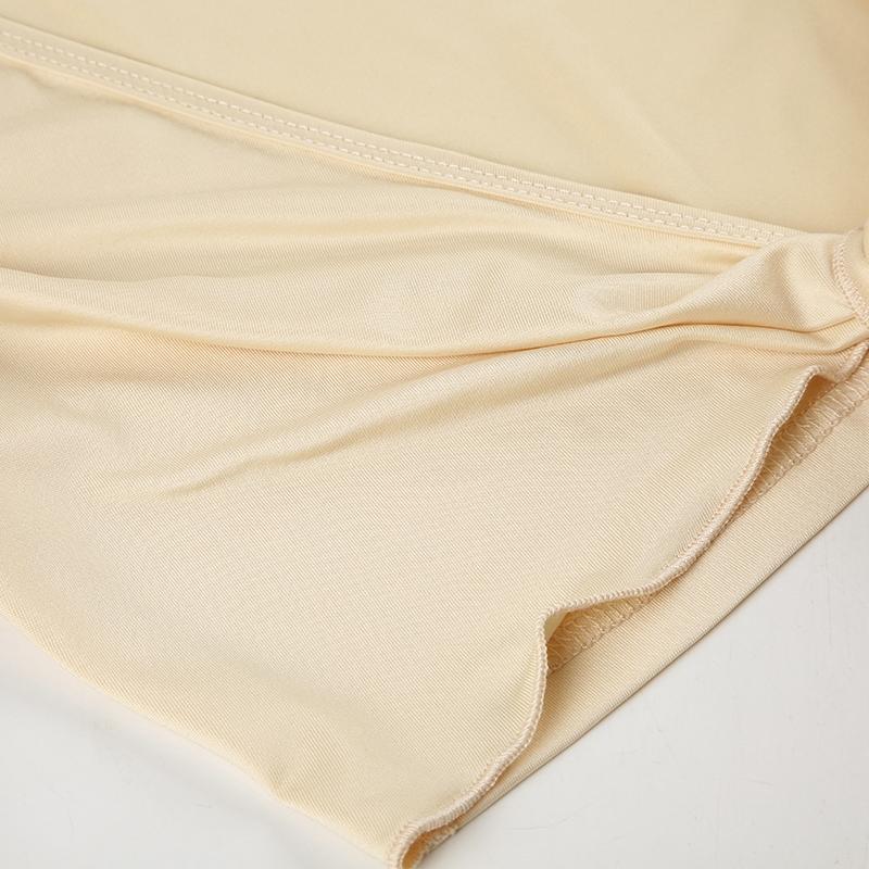 Women's Solid Color Crop Tee, Casual V Neck Long Sleeve T-shirt for Summer, Women's Clothing for Daily Wear