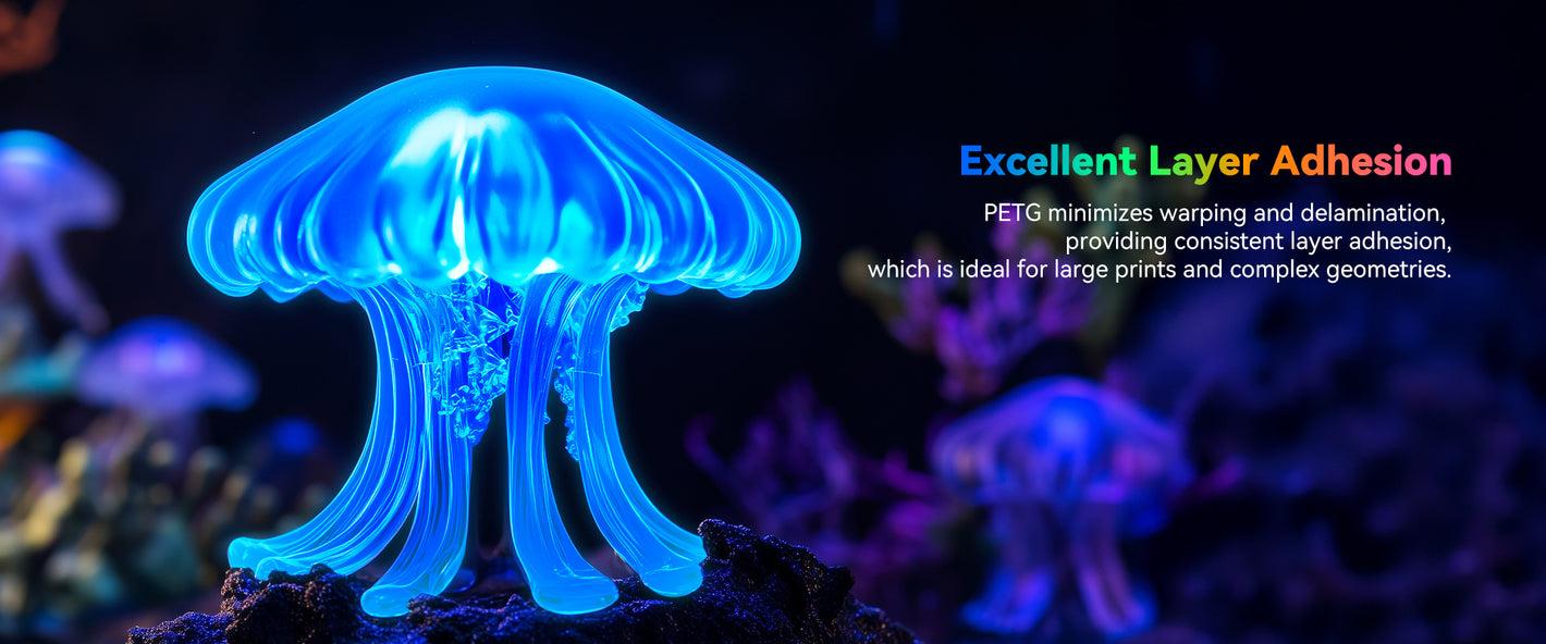 PETG Glow in The Dark (Luminous) SUNLU 3D Printer Filament 1KG