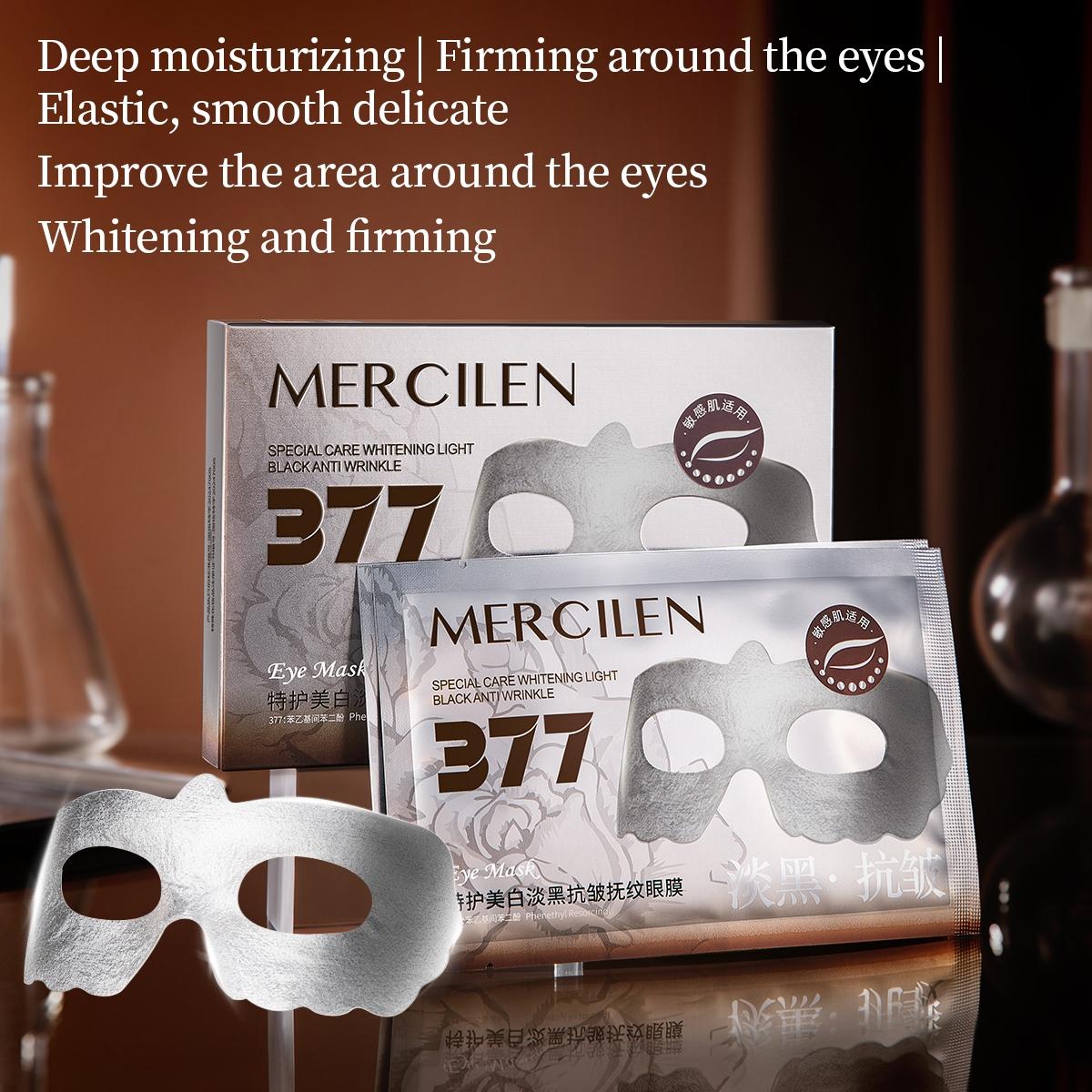 Dream Blue Eye Mask 5 Sheets X 2 Boxes, Rich in Collagen, Caffeine & Niacinamide, Moisturizing Brightening Firming, Skincare Gift