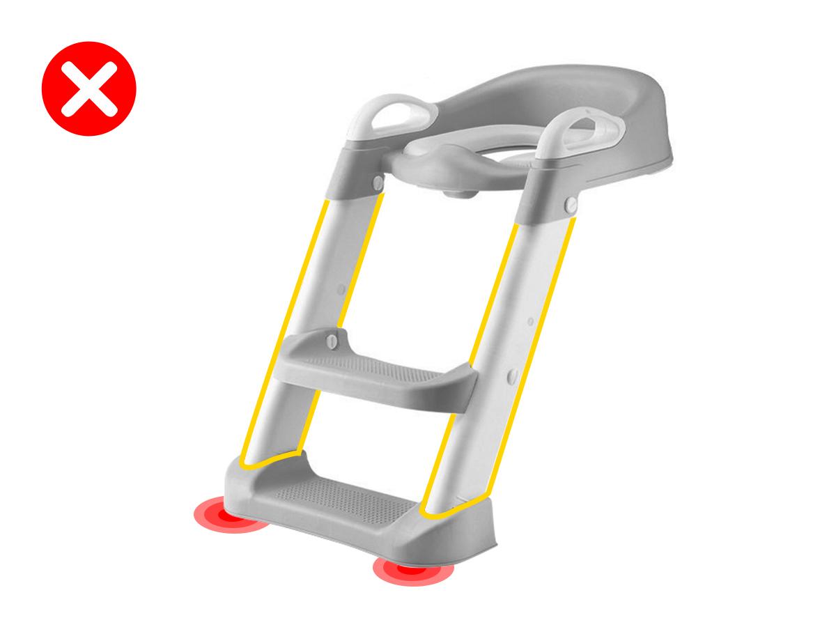 Orzbow 2-IN-1 Potty Training Toilet Seat with Step Stool for Toddler, Stability Training Potty Seat for Kids Boys Girls with Splash Guard and Anti-Slip Pad, Adjustable Ladder & Potty Seat Height, Grey Orzbow 2-IN-1 Potty Training Toilet Seat with Step Stool for Toddler, Stability Training Potty Seat for Kids Boys Girls with Splash Guard and Anti-Slip Pad, Adjustable Ladder & Potty Seat Height, Grey