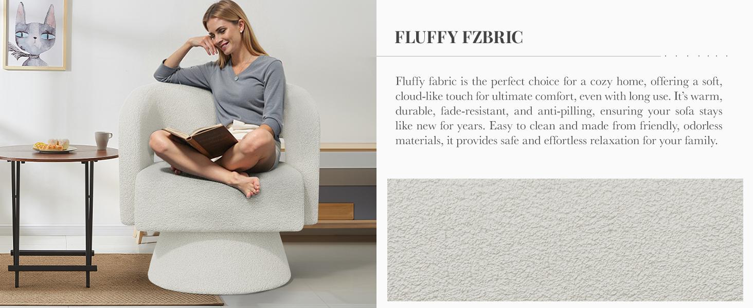 Swivel Barrel Accent Chair,Oversized Teddy Upholstered Round Swivel Chair,Modern Luxury 360 Degree Living Room Vanity Chair for Bedroom Office,Black Swivel Barrel Accent Chair,Oversized Teddy Upholstered Round Swivel Chair,Modern Luxury 360 Degree Living Room Vanity Chair for Bedroom Office,Black