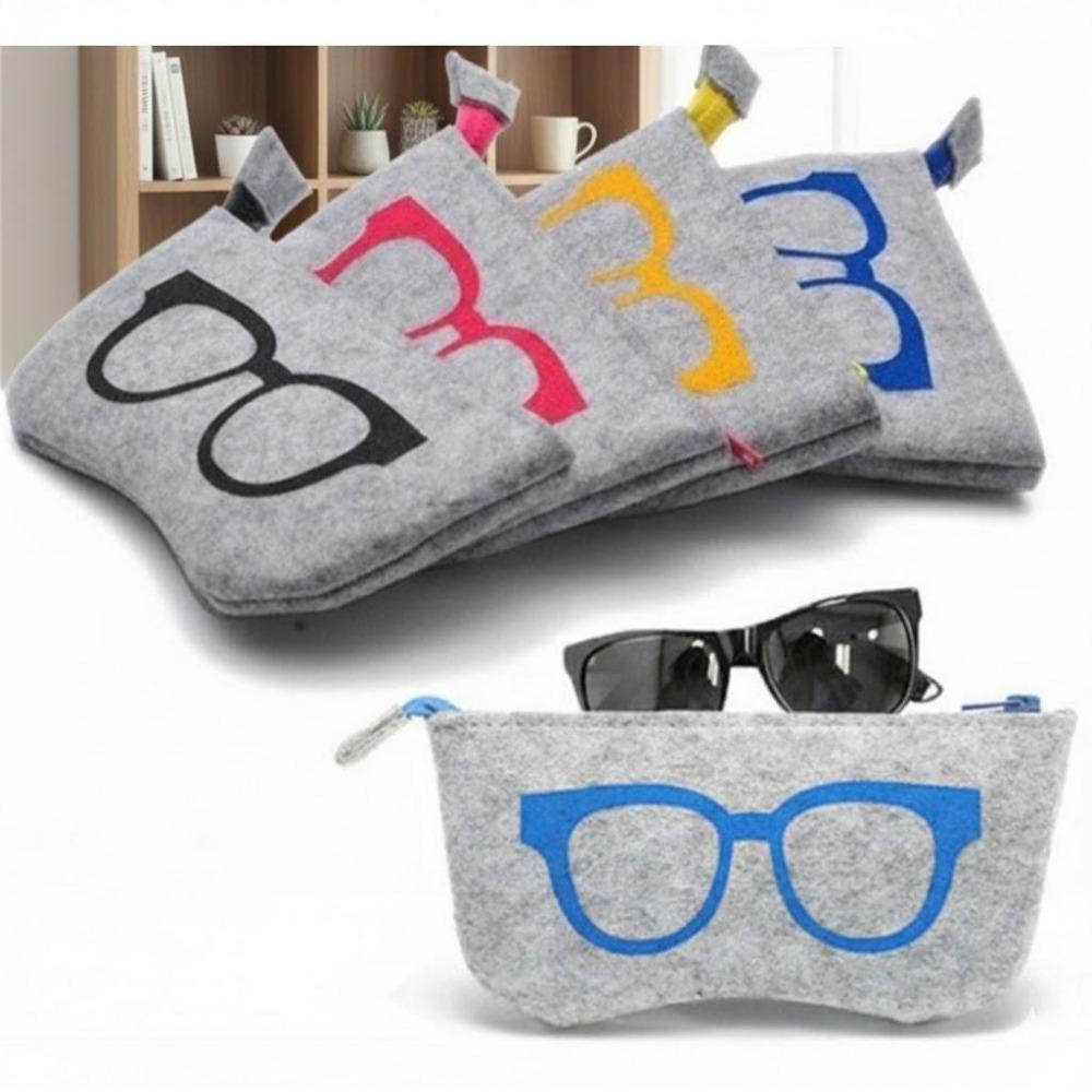 Multi-Function Storage Bag Portable Makeup Pouch & Glasses Case, Minimalist Zippered Organizer for Travel & Home, Dual-Use Cosmetic & Eyewear Holder, Lightweight & Durable Toiletry Pouch, Compact Makeup Bag