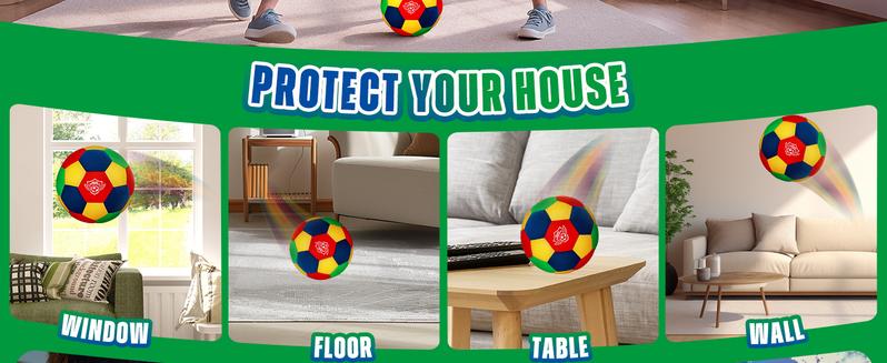 House Soccer Ball - Soft Indoor Football for Boys & Girls - Silent Dribbling Ball for Home Play - Perfect Birthday or Christmas Gift for Kids Ages 8-12