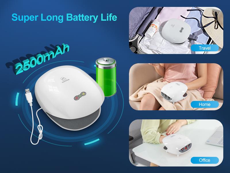 COMFIER Hand Massager with Heat, Rechargeable Hand Massager Machine for Carpal Tunnel, 3 Levels Compression & Heating, Ideal Gifts for Women COMFIER Hand Massager with Heat, Rechargeable Hand Massager Machine for Carpal Tunnel, 3 Levels Compression & Heating, Ideal Gifts for Women