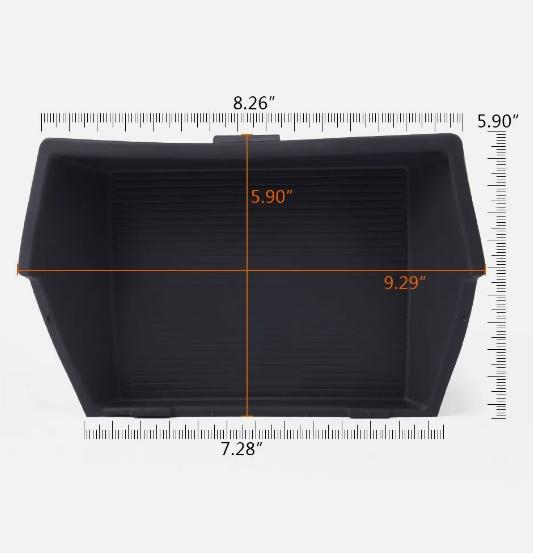 CROSSDESIGN All Length Front Center Console Mat Fit For DODGE 2015-2019 RAM 1500 Replacement