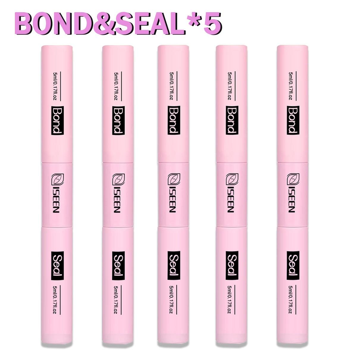 Lash Cluster Glue, 1pc/3pcs/5pcs Waterproof Bond & Seal Eyelash Glue for Clusters, Black Long-Lasting 72H Eyelash Adhesive