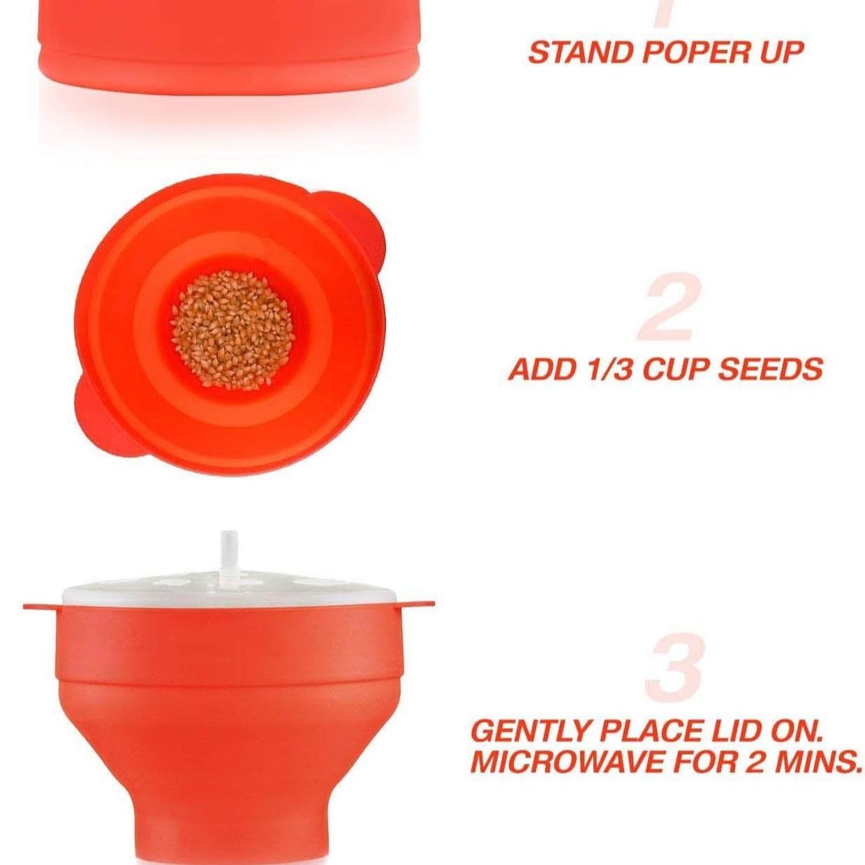 2 pieces / 1 piece microwave oven rice flower bowl / rice flower machine, PVC material quality, fast rice flower, silicone heating wind rice flower bowl, foldable, for home use, foldable Silk bowl, microwave furnace bomb rice flower table, DIY bomb rice f