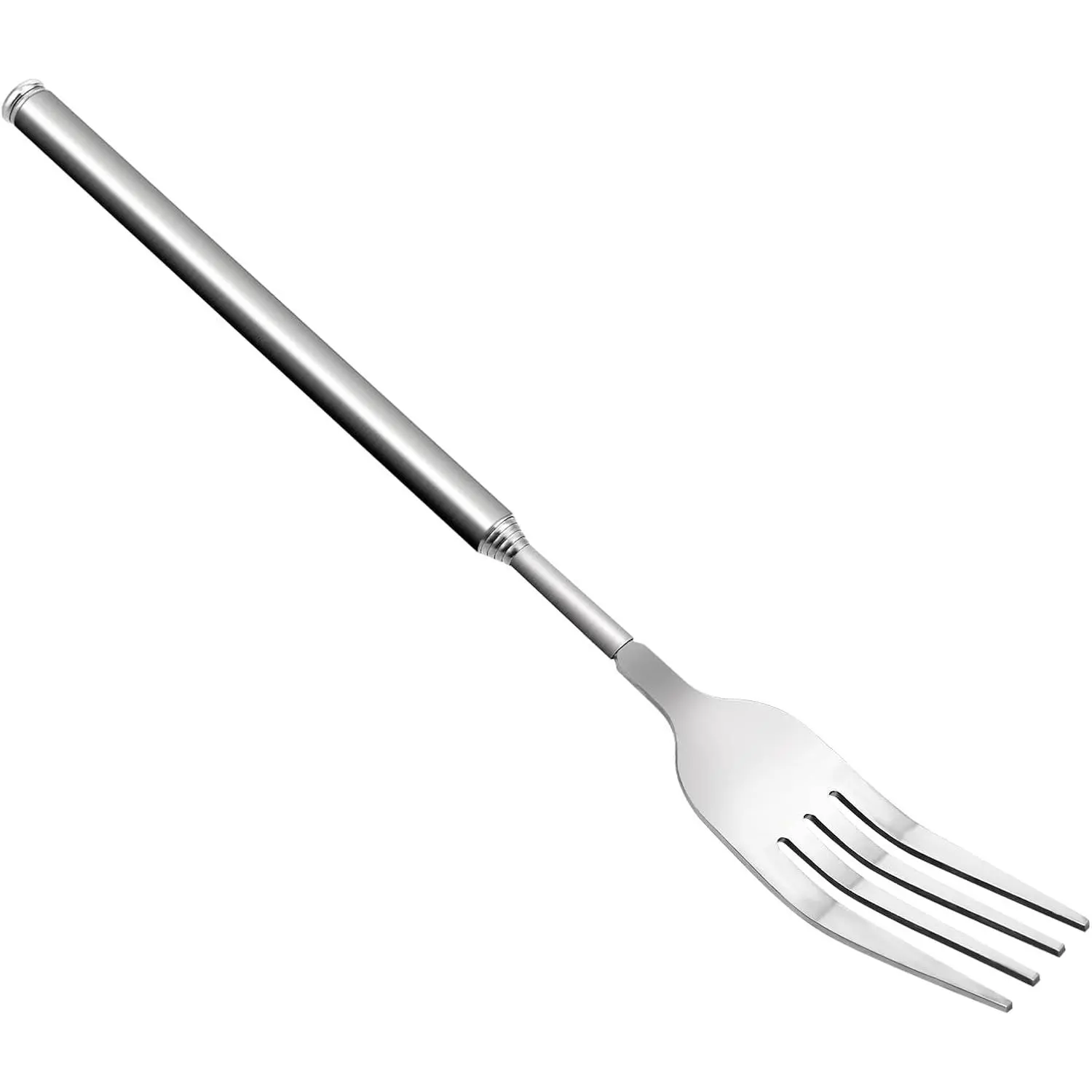 Telescopic Fork Extending Forks Stainless Steel Retractable Fork 63 cm Long