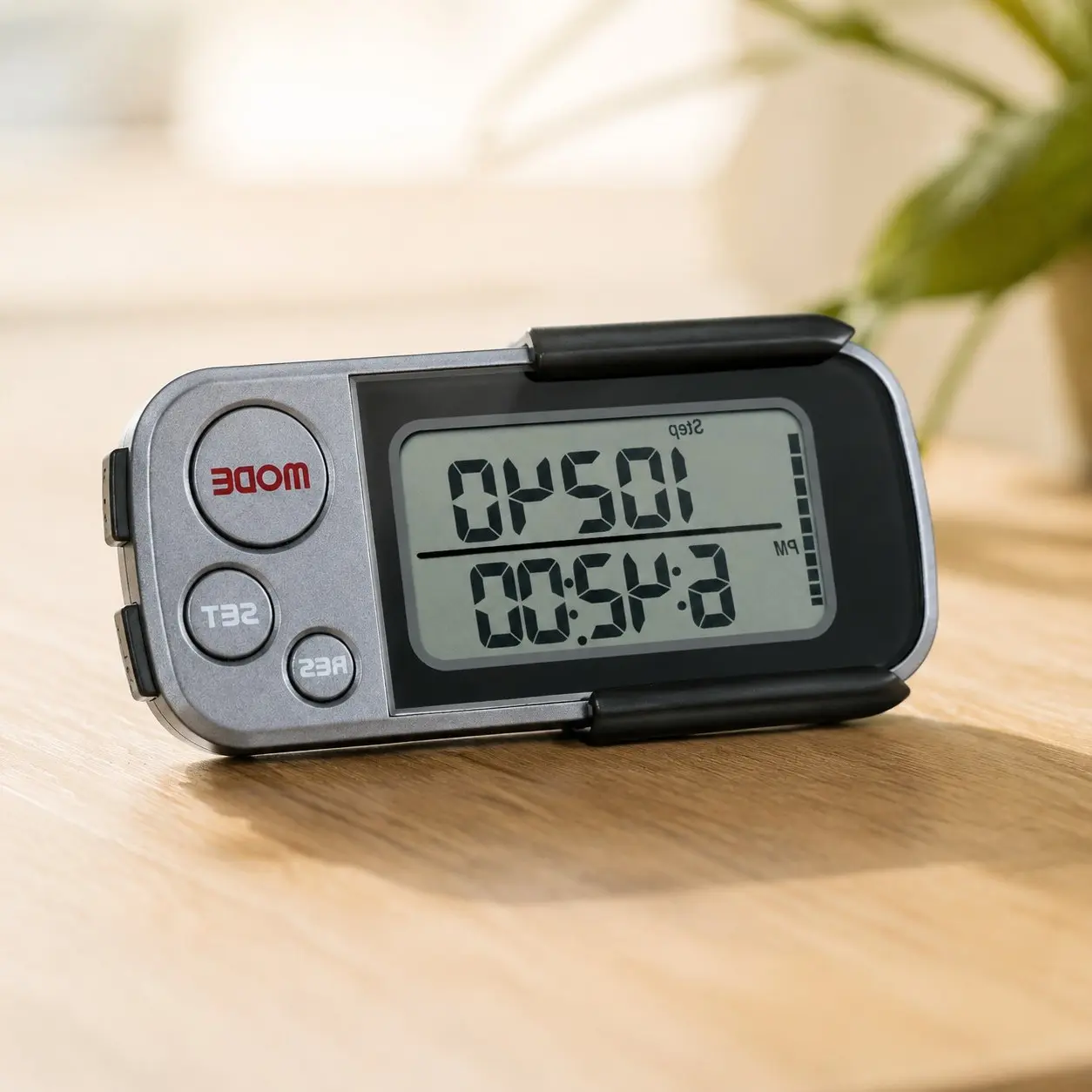 3DTriSport 3D Walking Pedometer with Clip and Strap, Accurate Step Counter with 30-Day Memory, Distance Tracking in Miles or KM, Large Display Ideal for Seniors and Beginners, eBook IncludedGift