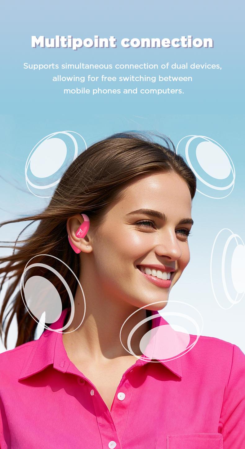 MINISO BM23 OWS Open Ear Wireless Bluetooth Earbuds HIFI Sound Quality Sports Headphones IPX5 Waterproof With microphone