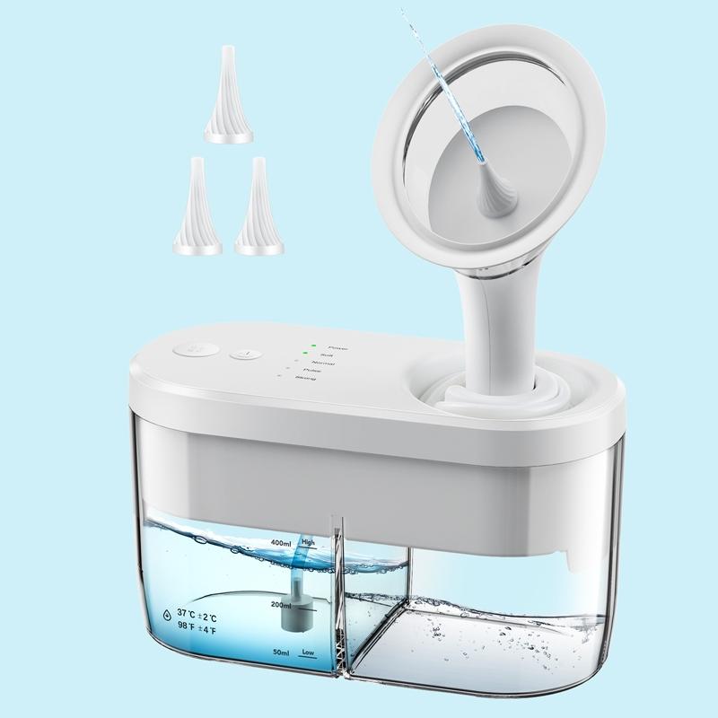 Electric Ear Wax Removal Tool, Ear Irrigation, 1 Box Ear Cleaner with 4 Modes & Accessories, Ear Wax Removal Tool for Adults & Kids, Ear Waxing Cleaning, Ear Irrigation System