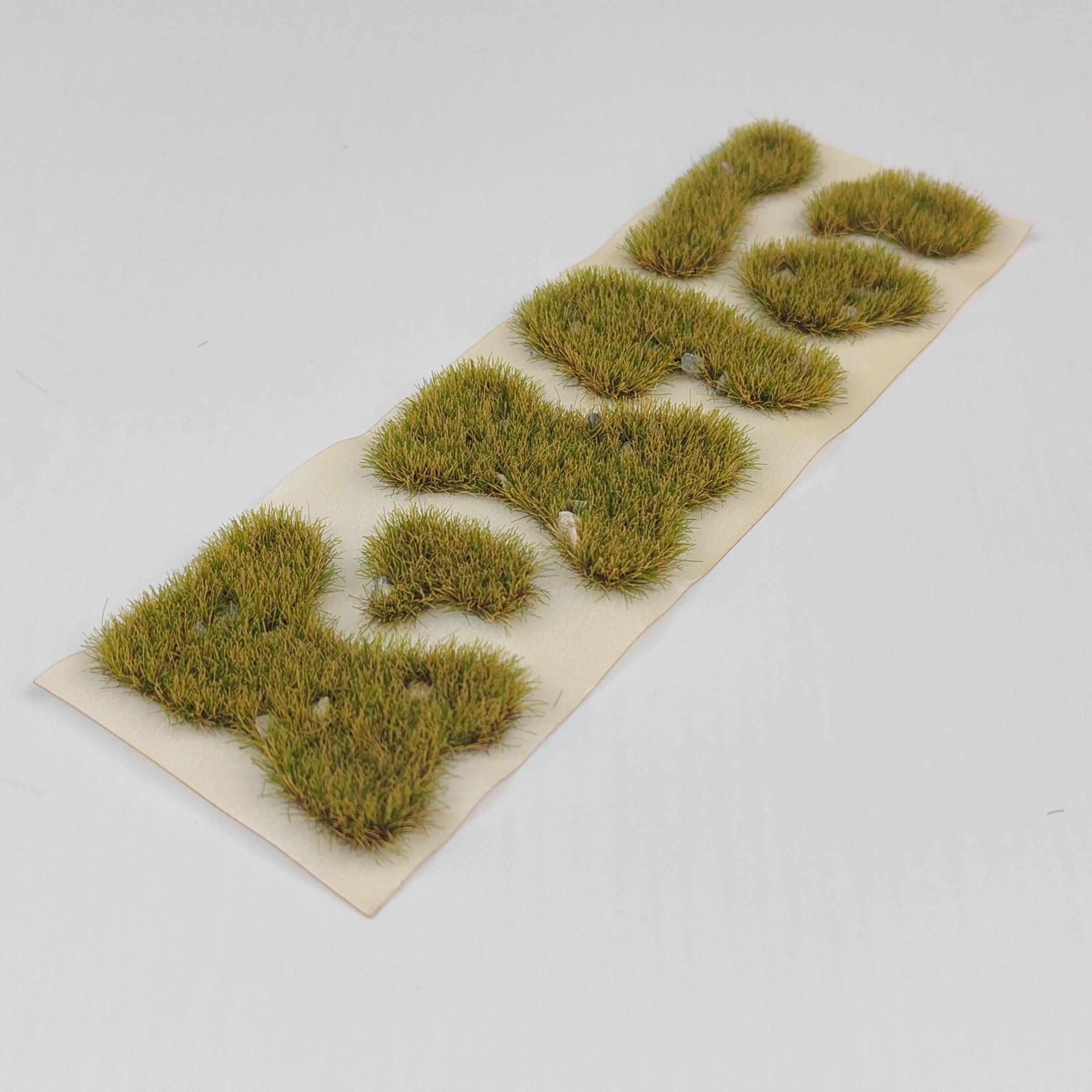 Self-Adhesive Static Grass Sheets, Multi-Sized Model Scenery Grass Mats, Ideal for Train Models, 3D Models, Railway Layouts, Tabletop Rpgs, Artificial Faux Plants