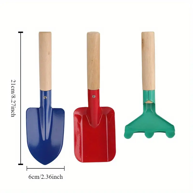 5-Piece Outdoor Garden Beach Digging Set - Garden and Beach Shovels, Snowman Building Tools, Garden Dredging Tools, Garden Decoration Tools, Creative and Practical Gifts for Friends and Family