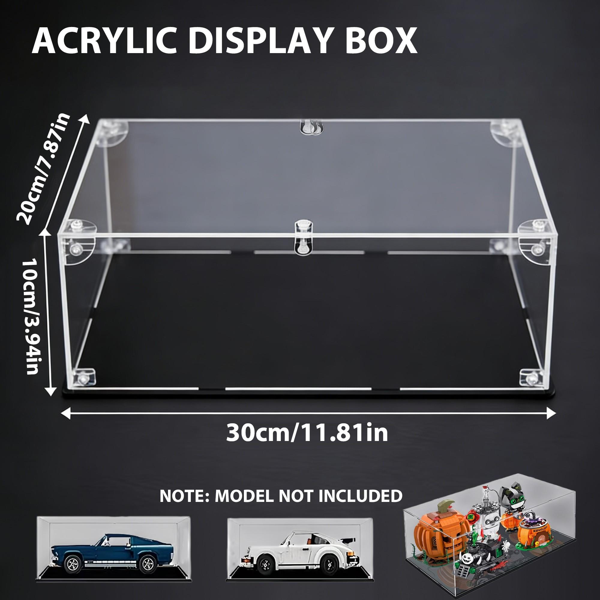 Acrylic Car Model Display Case, 1:14/1:18/1:24/1:32 Scale, Detachable Base, Dustproof, Easy Install, Gift for Car Enthusiasts