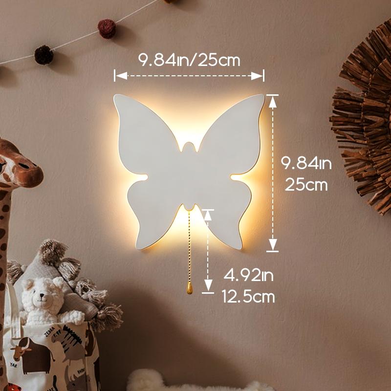 LED Floating Wall Light, Star Moon Butterfly Cloud Options, Battery Powered Hanging Night Lamp, Soft Glow, Easy Installation, Indoor Wall Light, Butterfly Led Lights, Indoor Decoration Lamp, Home Decoration Lamp, Wall Decor Lighting