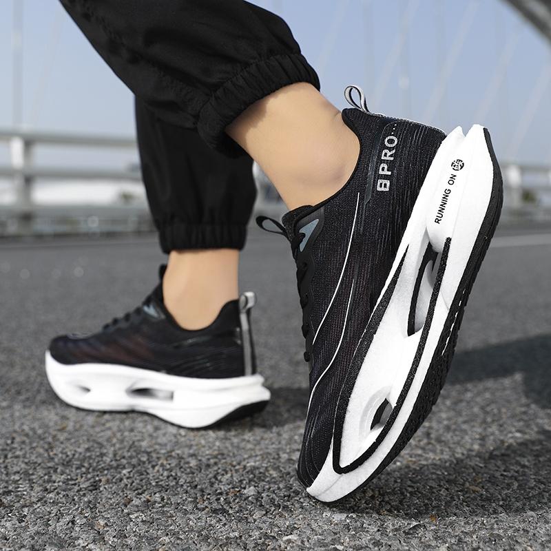 High-End Carbon Plate Cushioning Sneakers | Unisex Walking Running Sneakers Breathable Soft Anti-Slip Wear-Resistant 35-45