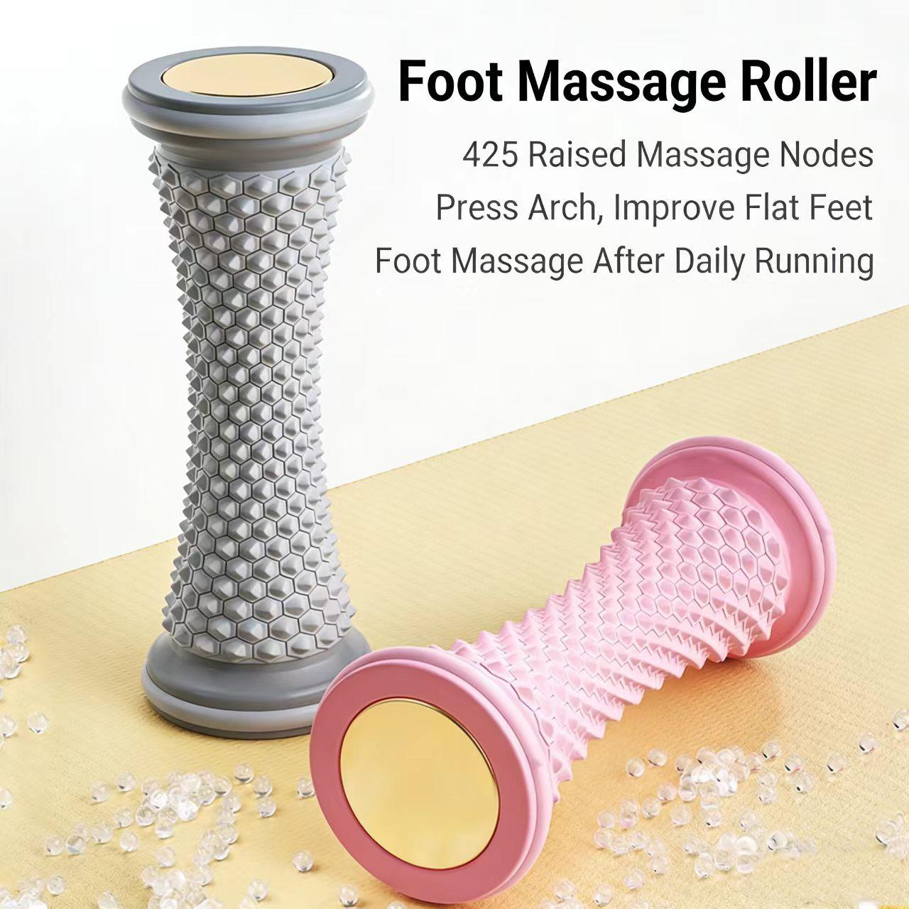 Foot Fascia Roller, Foot Massager, Yoga, Muscle Relaxer, Arch Trainer, Comfortable Exercise Wheel, Home Foot Care, Flat Feet Relief