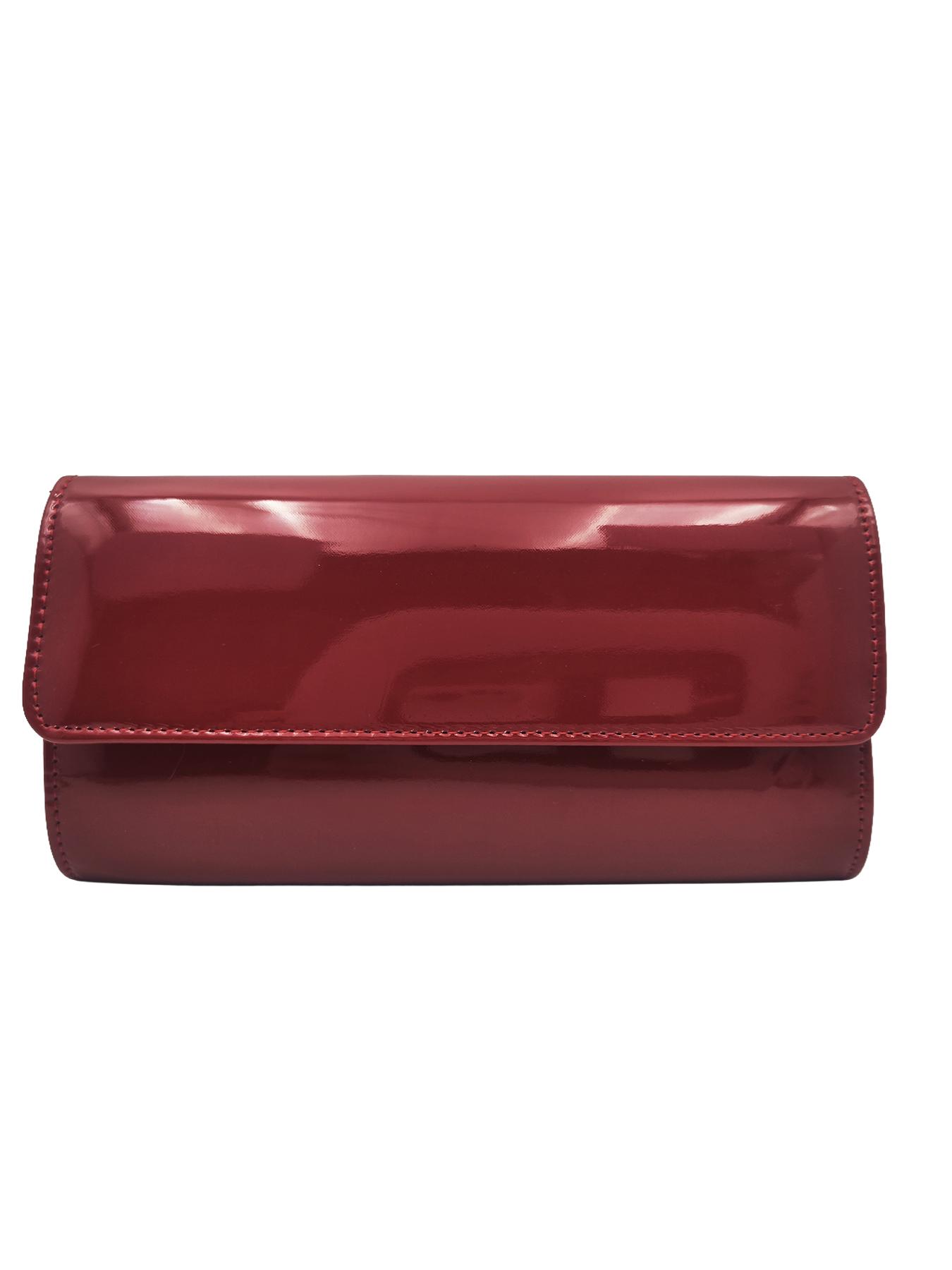 Elegant Solid Color Women's Patent Leather Envelope Clutch Bag, High-End Evening Handbag, Magnetic Closure, Perfect for Parties, Weddings, Birthdays