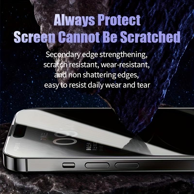 4pcs Matte Privacy Ceramic Protective Screen Protectors for iPhone 17/16/15/14/13/12/11 Pro Max/Pro/Plus/17 Air/16e/X/XS/XR/Xs Max,Upgraded Edge Protection,Offers Full Screen Protection with High-Definition Clarity,Scratch Resistance.