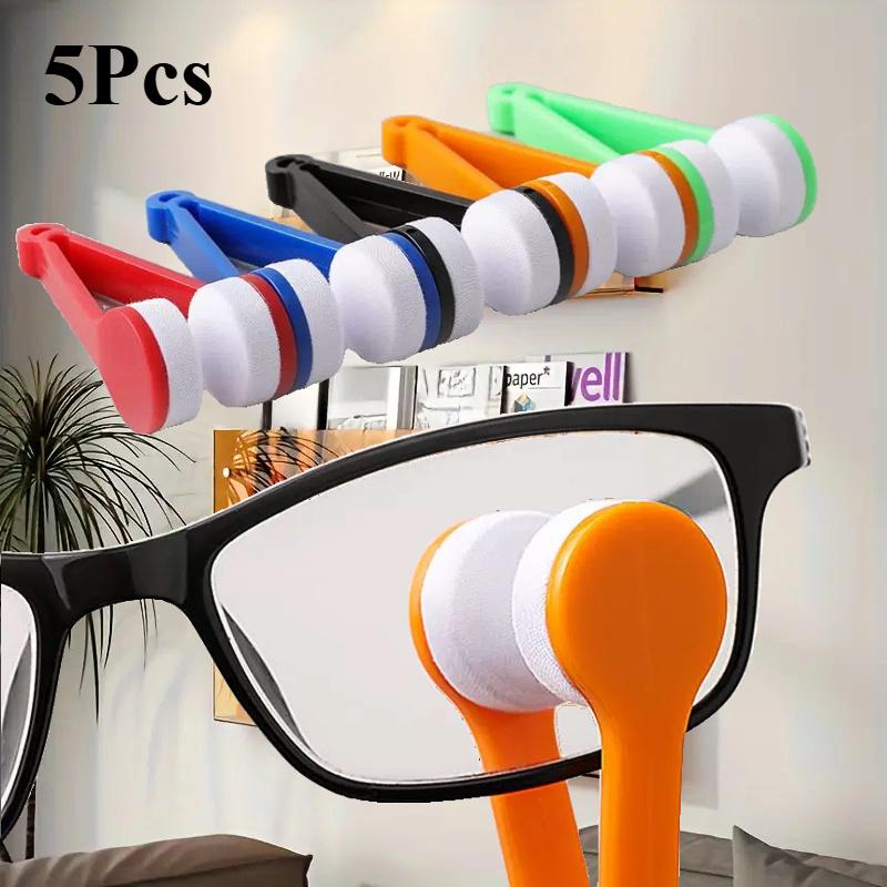 5pcs Creative Multi-Functional Portable Eyeglass Cleaning Kit, Microfiber Cloth, Scratch-Free, No Residue Wipe, for Eyeglasses