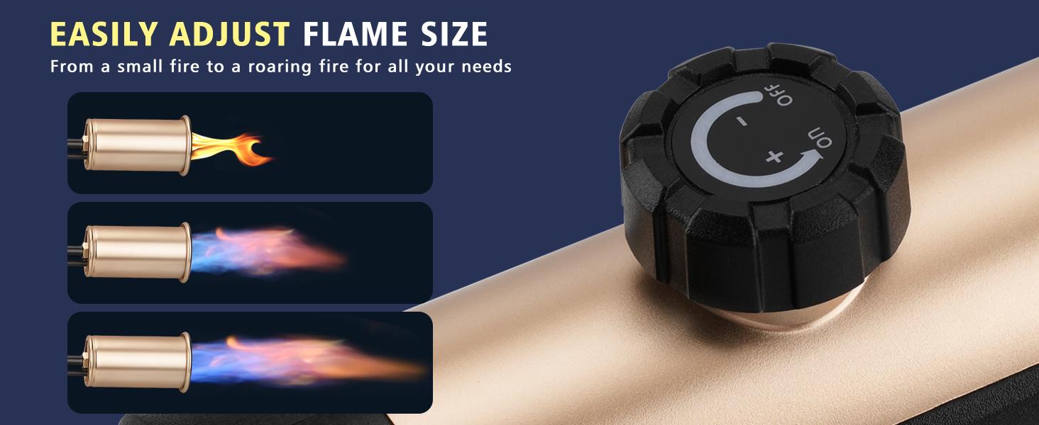 ARTFLAMM Powerful Propane Torch Gun with Turbo Mode, Charcoal Torch with Safety Lock, Blow Torch for Cooking, BBQ, Searing Steak, Grill(Tank Not Included)