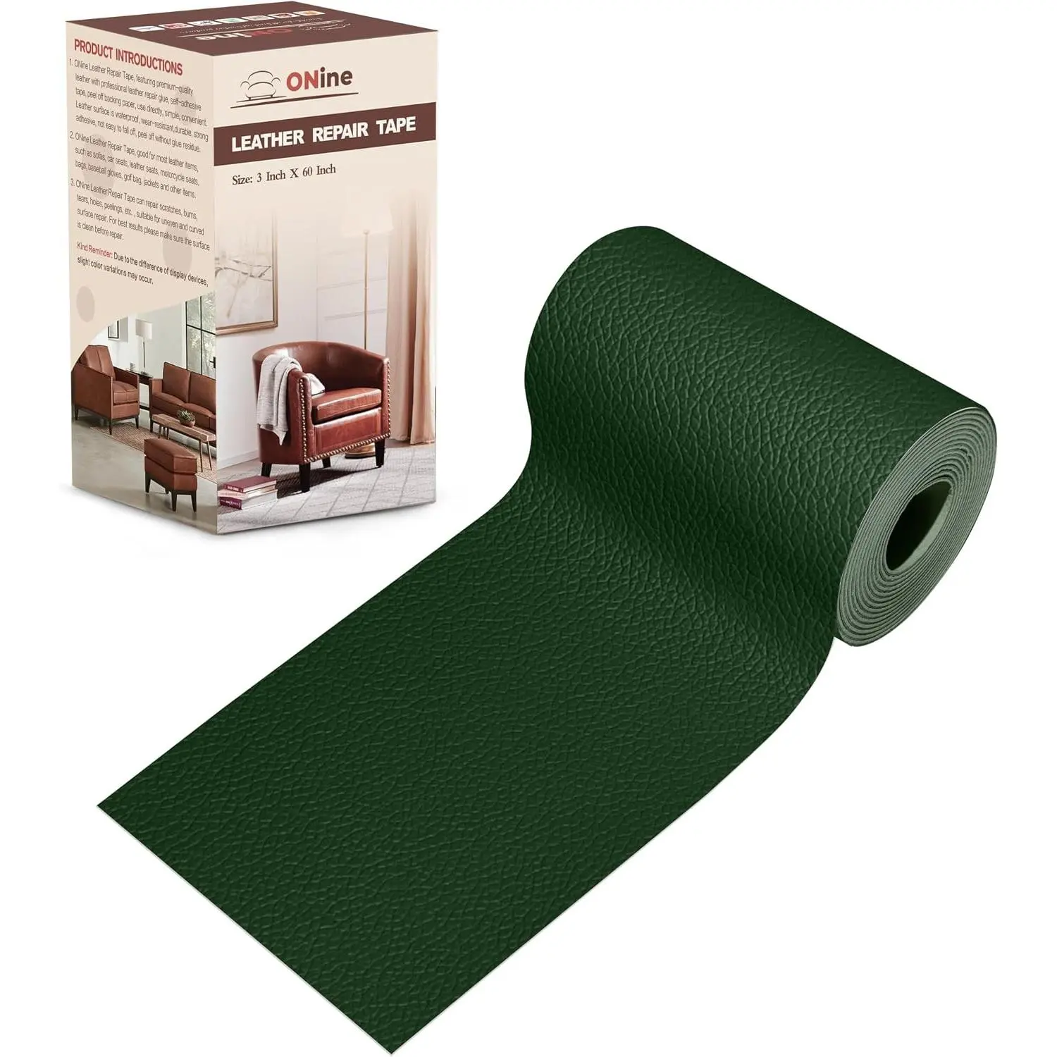 Blackish Green-Litchi Grain