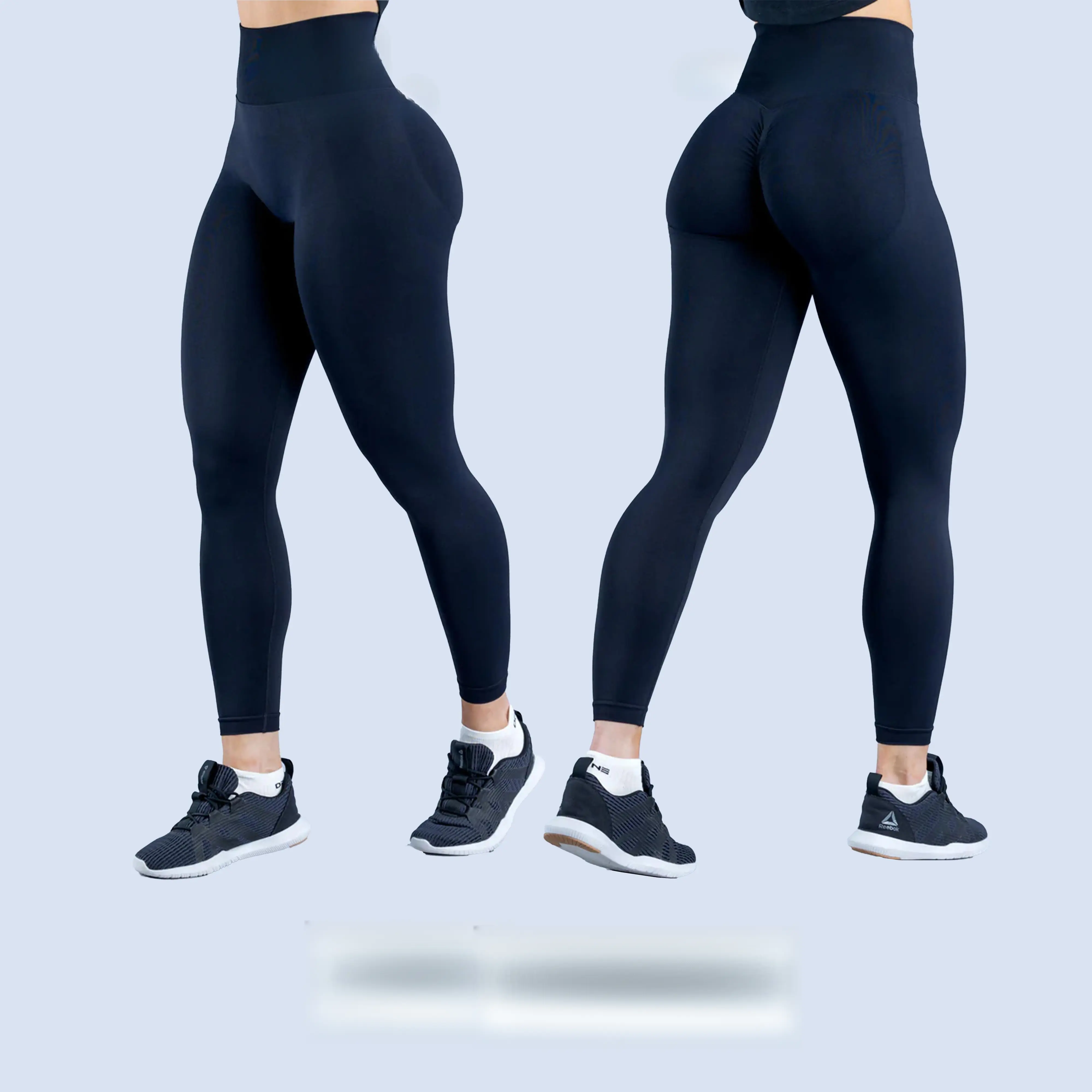 Everyday Active High-Waist Seamless Compression Leggings - Quick Dry, Stretchy Elastic Yoga Bottoms, Second-Skin Fit Gym Sportswear, High Waist Stretchy, Elastic Yoga Pants