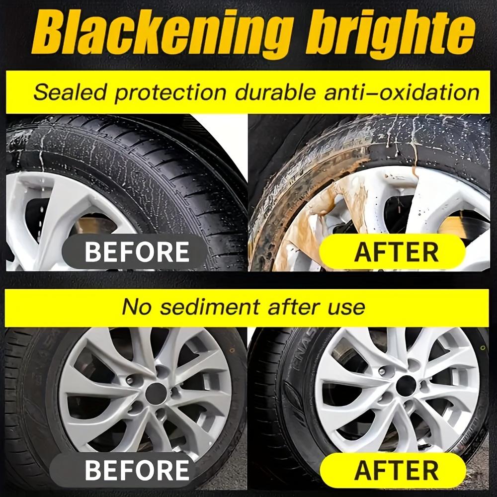 Car Plastic Repair Paste Dashboard Refurbishment Scratch Fix Interior Restoration Kit, Tire Polishing Brightener Long-Lasting Shine Auto Care Maintenance Set