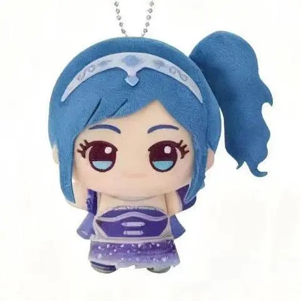 10cm Aikatsu! Plush Doll Keychain - Ichigo Hoshimiya, Ran Shibuki & Yurika Todo - Cute Anime Cotton Doll Charm Pendant
