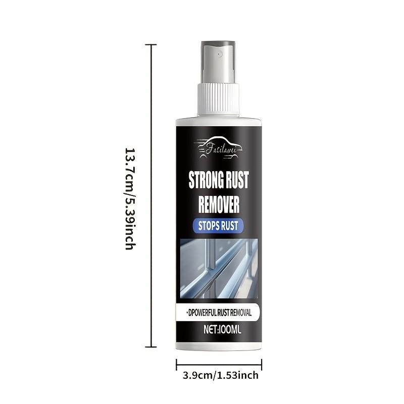 Powerful Rust Remover 100ML, Effective Anti-Rust Spray for Metal Railing, Provides Rust Protection, Polishes and Restores Surfaces